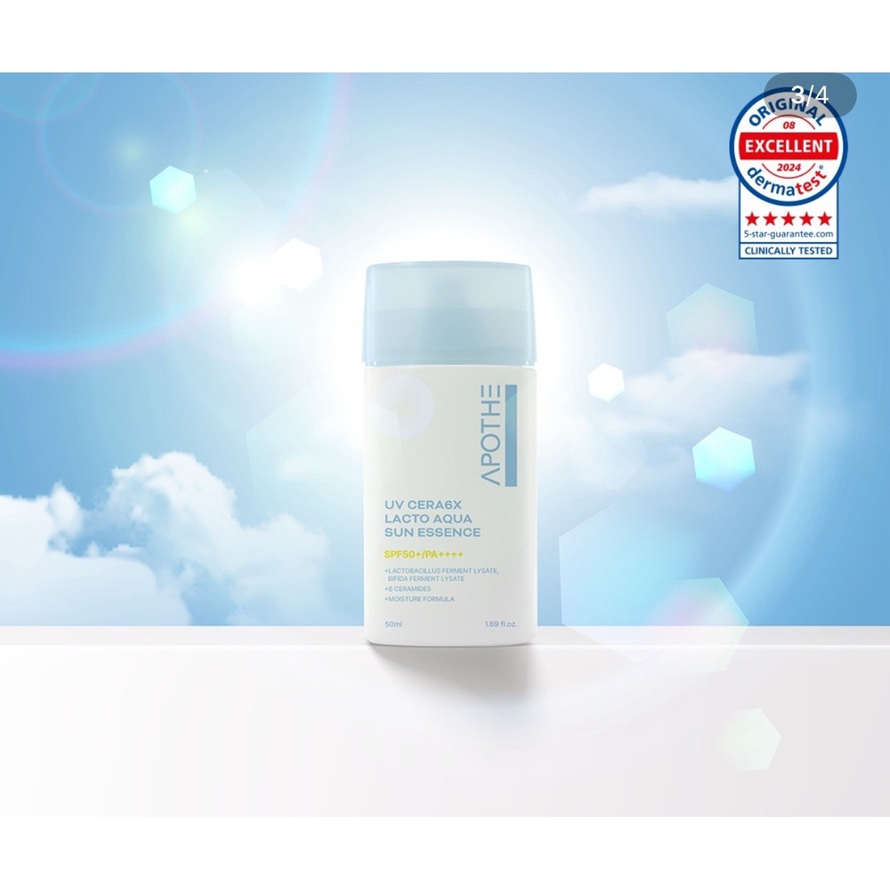 APOTHE'S LACTO AQUA SUN ESSENCE.